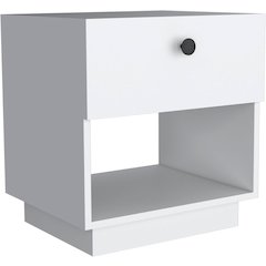 Paris Nightstand White MDF