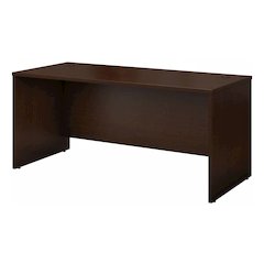 Series C Collection Desk Shell, 66" x 29.38" x 29.88", Hansen Cherry/Graphite Gray