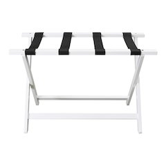 Heavy Duty 30" Extra Wide Luggage Rack - White