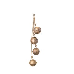 String Of Brass Finish Bells
