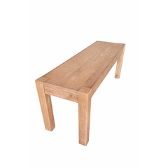 Best Master Furniture Janet 48" Transitional Wood Dining Bench in Driftwood