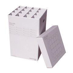 Manager25 Rolled File Filing Box, 16 Compartments