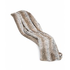 Bedrock 56"x72" Faux-Fur Throw - Beige