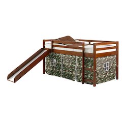 TENT BED ESPRESSO W/CAMO TENT KIT