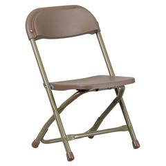 Kids Brown Plastic Folding Chair