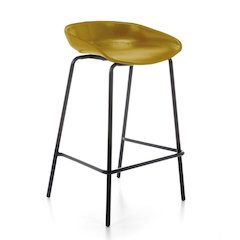Cherry Barstool Vintage Yellow
