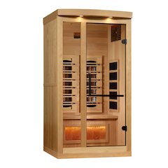 1-2-Person Full Spectrum PureTech™ Near Zero EMF FAR Infrared Sauna