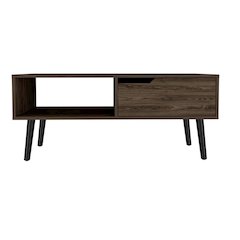Oslo Coffee Table Dark Walnut MDF