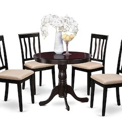 ANTI5-CAP-C 5 Pc Kitchen Table set-Kitchen Table and 4 Dining Chairs