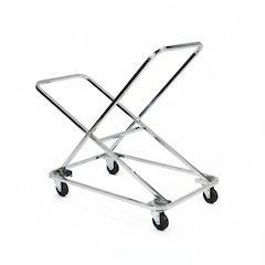 Dolly for 8200 Series Melody Chairs – Heavy-Duty Steel Chair Dolly with Chrome Frame, Hard Rubber Casters, Holds Up to 18 Chairs, 332 lbs Capacity