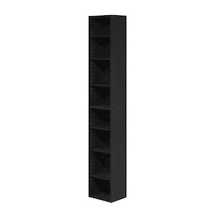 Wooden Bookcase with Open Shelving for Living Room Storage