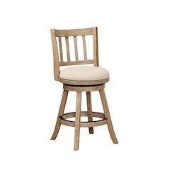 Sheldon Swivel Counter Stool - Oatmeal