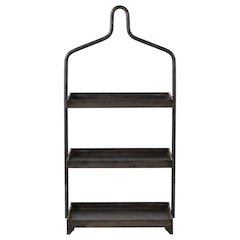Three-Tiered Metal Display