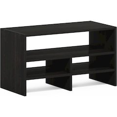 Furinno Hermite Desk Top Organizing Shelf Bookcase, Espresso