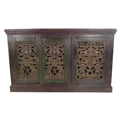 Arvada 3 Carved Door Buffet in Brown