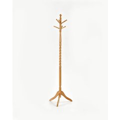 71.5"in FREE STANDING TWIST OAK WOODEN COAT RACK