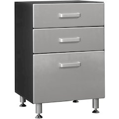 Tuff Stor 24203 Three Drawer Base Cabinet for Garage