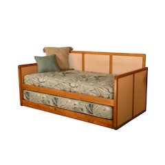 Abaco Daybed-Pop Up-Honey Finish-Takara Rain Mattresses