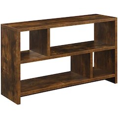 Northfield TV Stand Console with Shelves, Barnwood