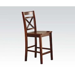 Tartys Counter Height Chair (Set-2) Cherry