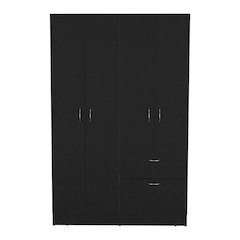 Vaupes Armoire Black / White MDF