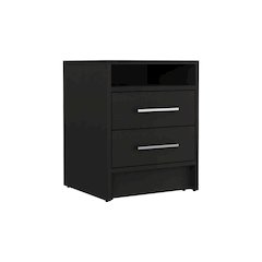 Greter Nightstand Black MDF