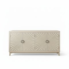 Bayside 4-Door Sideboard in Ivory