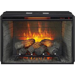 33" Fireplace Insert with Door Sensor