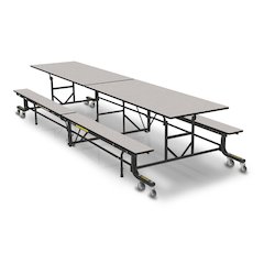 Folding Bench Cafeteria Table