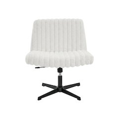 Swivel Office Chair with Criss Cross Design, Adjustable & Comfortable