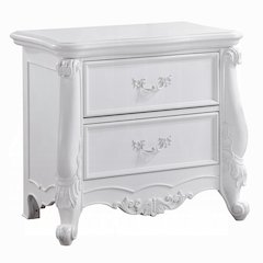 Latisha Nightstand, White Finish