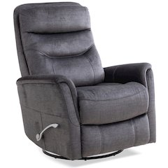 Capri Charcoal Recliner Nursery Glider  – Elegant Boucle Chairs for Comfort