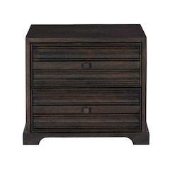 Carmenita 2-Drawer Might Night Stand - Rich Umber