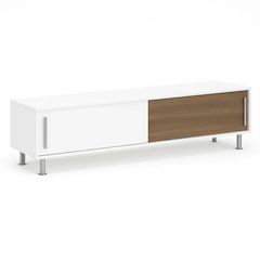 Nehir Tv Stand White Walnut