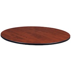 48" Round Laminate Table Top- Cherry/ Maple