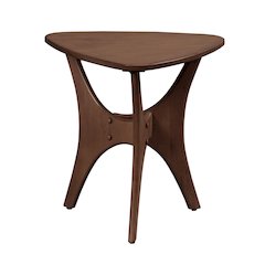 Triangle Wood Side Table