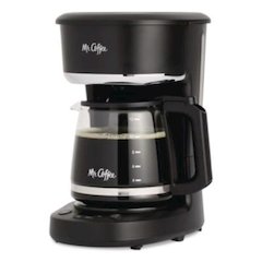 12-Cup Programmable Coffee Maker, Black/Stainless Steel