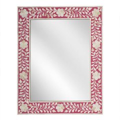 Pink Bone Wall Mirror, Belen Kox