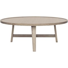 Home Collection Malone Retro Mid-Century Light Oak and Brown Wood Coffee Table