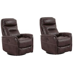 Truffle Recliner Nursery Glider Set – Elegant Boucle Chairs for Comfort