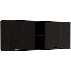 Portofino 150 Wall Cabinet Black MDF
