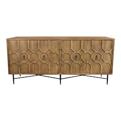 Samara 4-Door Sideboard - Natural