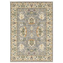 Lucca Runner Size Traditional Style Rug Blue Color