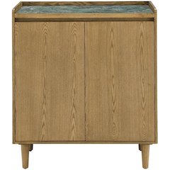 Novato Bar Cabinet with Sintered Stone Inlay Top