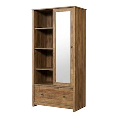 River Ranch Wardrobe Cabinet in Sindoori Mango Finish