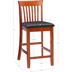 Triena 24 In Craftsman Counter Stool