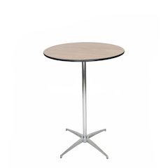 24" Cocktail Table with 30" and 42" Poles
