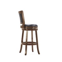 Bristol Swivel Bar Stool - Cappuccino