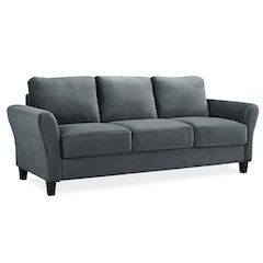Westin Sofa Rolled Arm Dark Grey