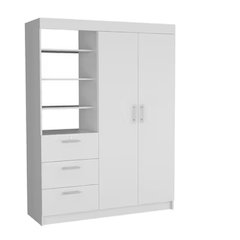 Kenya Armoire White MDF